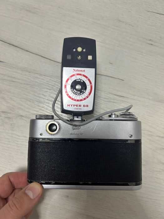 Aparat foto vechi FED-3 + blitz National