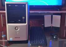 Unitate PC Davio LG +tastatură,mouse,cablu  VGA la HDMI FullHD,boxe