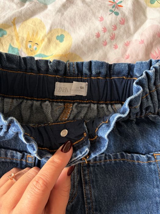 Детски дънки и елек Zara 128 см