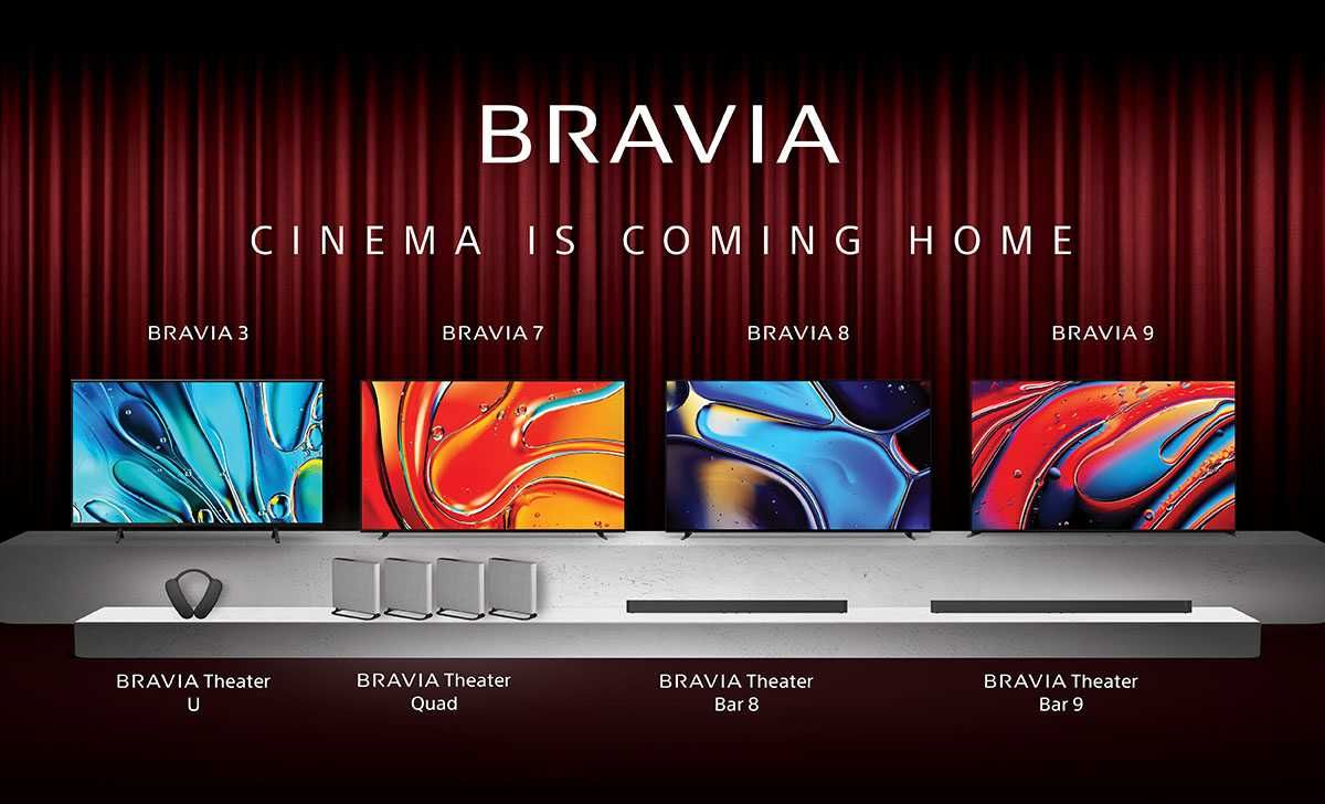 Телевизор Sony Bravia3/7/8/9 OLED/X75/X80/X85/X90/X95L 50/55/65/75/85