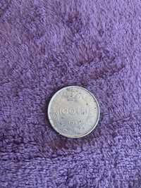 Moneda 100 lei anul 1943