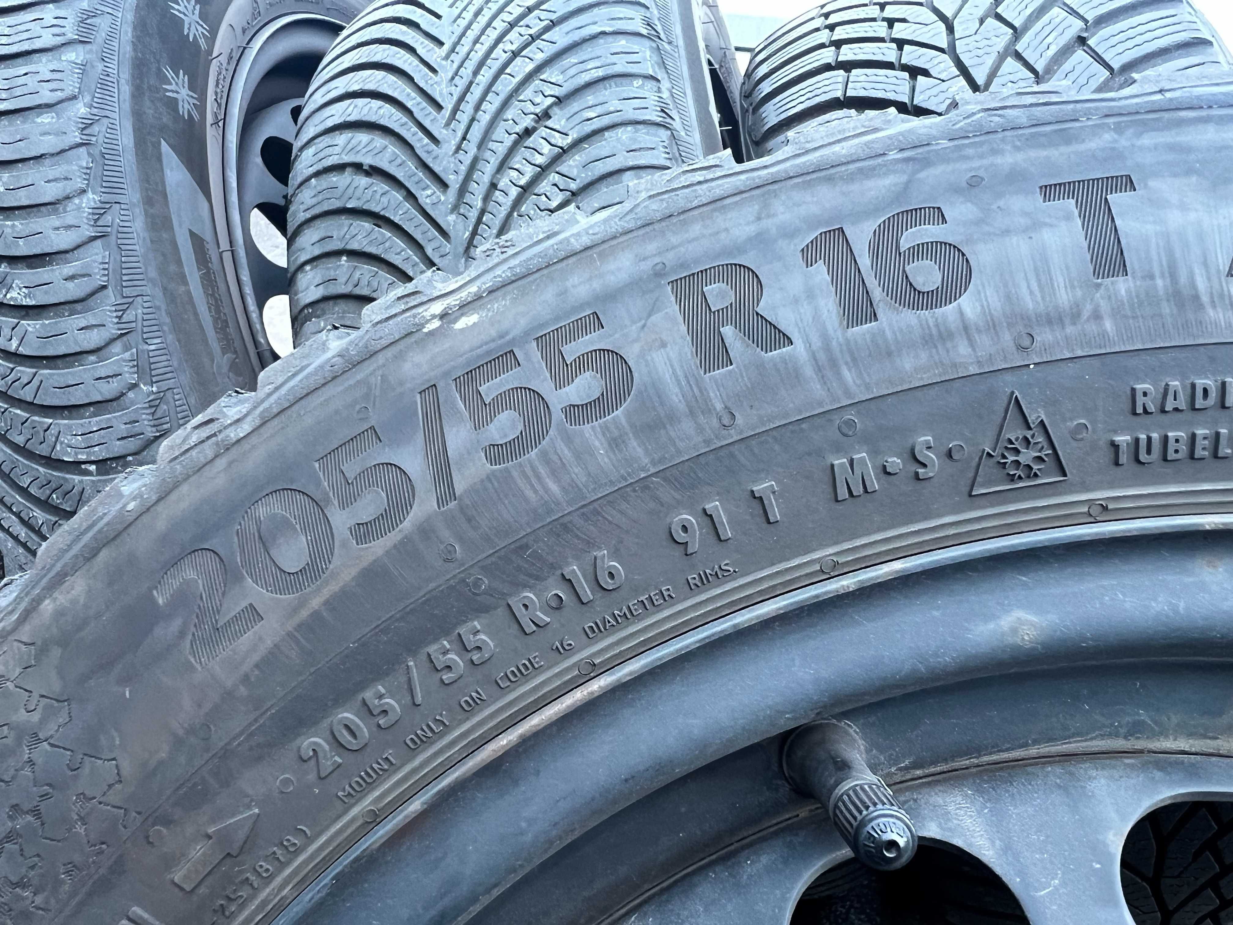 4бр. джанти 6.5Jx16 ET42 5x112 със зимни гуми за Audi/Vw/Skoda/Seat!!