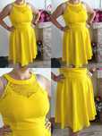 Rochie elegantă de vară bbonlinedress – Galben, mărimea XL noua