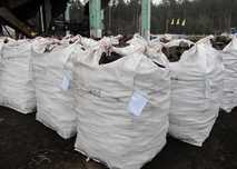 Brichete din turba energetica ambalate la big bag
