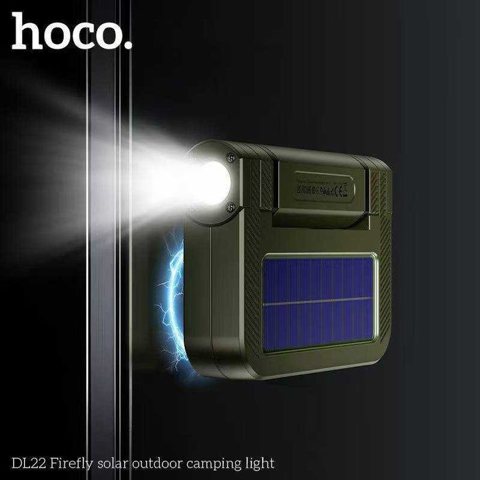 Hoco DL22 Solar Led Многофункциональная походная лампа для кемпинга