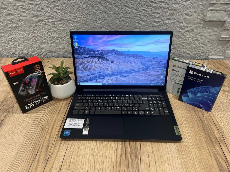 Ноутбук для работы Lenovo IdeaPad 1i /Celeron N4020/8GB/256GB/UHD