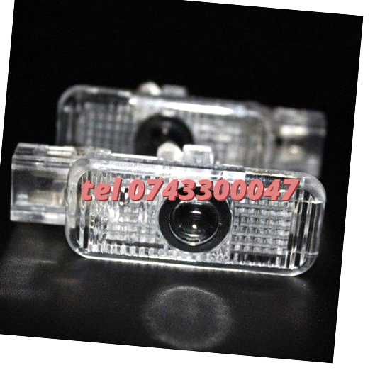 Set Lampi Led Holograme Proiectoare Logo Portiera Audi A3 A4 A5 A6 Q3