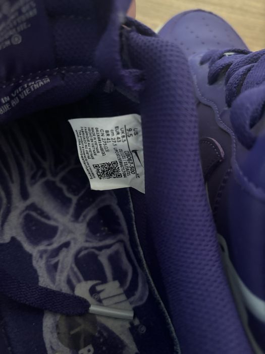 Nike Air Force 1 Low Purple Skeleton