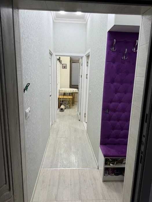 Новостройка 1в2 ком, 34м2 С ремонтом ор-р Метро Олмос`