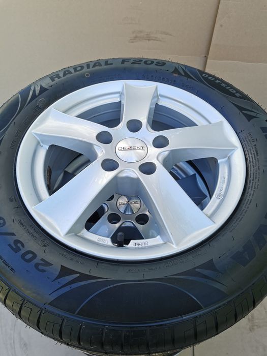 Jante Dezent 5x112 Audi VW Seat Skoda 205/65 R15 anv noi de vara