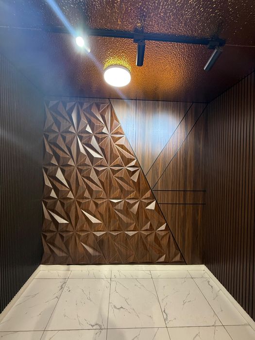 Бамбуковые панели гибкий мрамор ламинат лувер монтажный клей