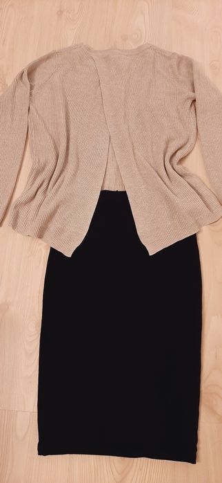 Fusta midi mulată H&M S