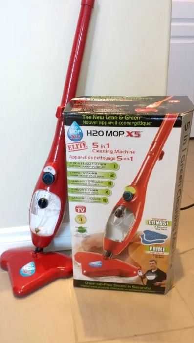 Паровая швабра H2O MOP X5 Elite красная