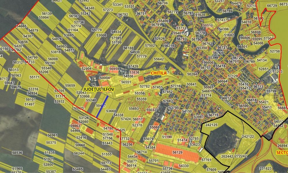 Teren de vanzare 2.500mp, Chitila, Strada Padurii