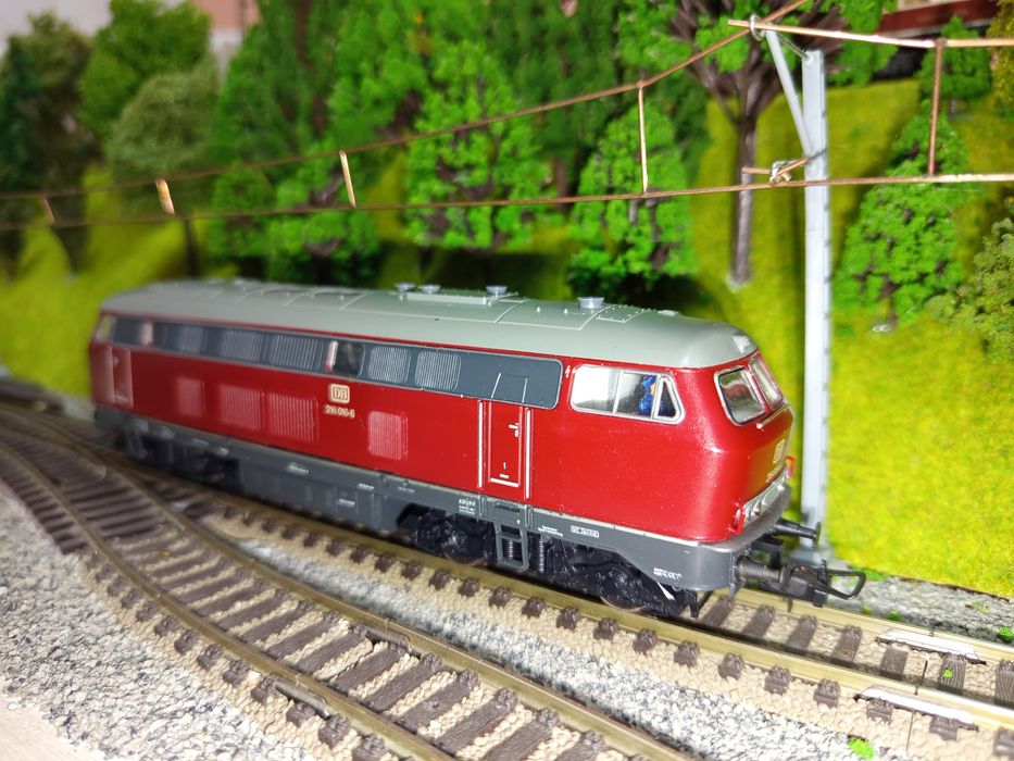 Locomotiva diesel HO V 216 Rowa trenulețe diorama roco