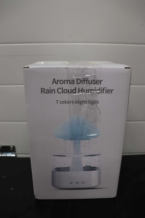 Овлажнител за въздух, дифузер за етерични масла, 7 цвята, ароматерапия