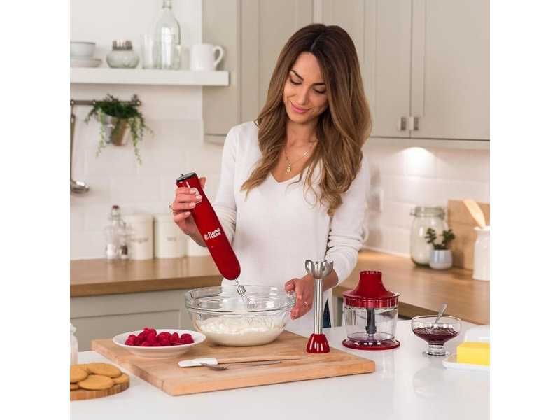 Кухненски Блендер 3 в 1 Russell Hobbs 24700-56, Червен, 500W