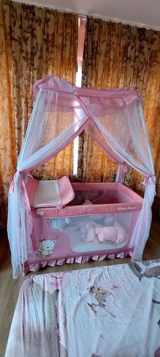 Бебешка кошара на две нива  Lorelli - Magic sleep