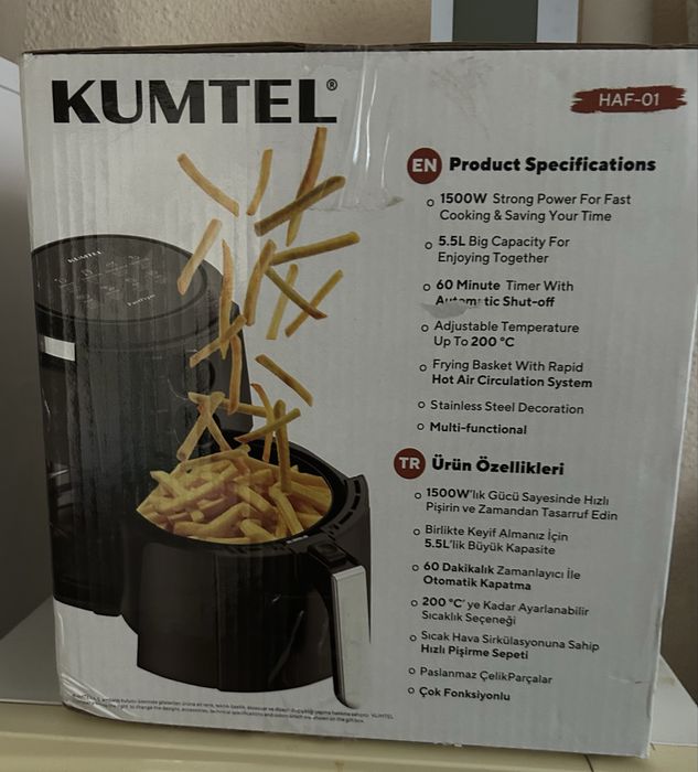 Airfryer in cutie nedesfacut