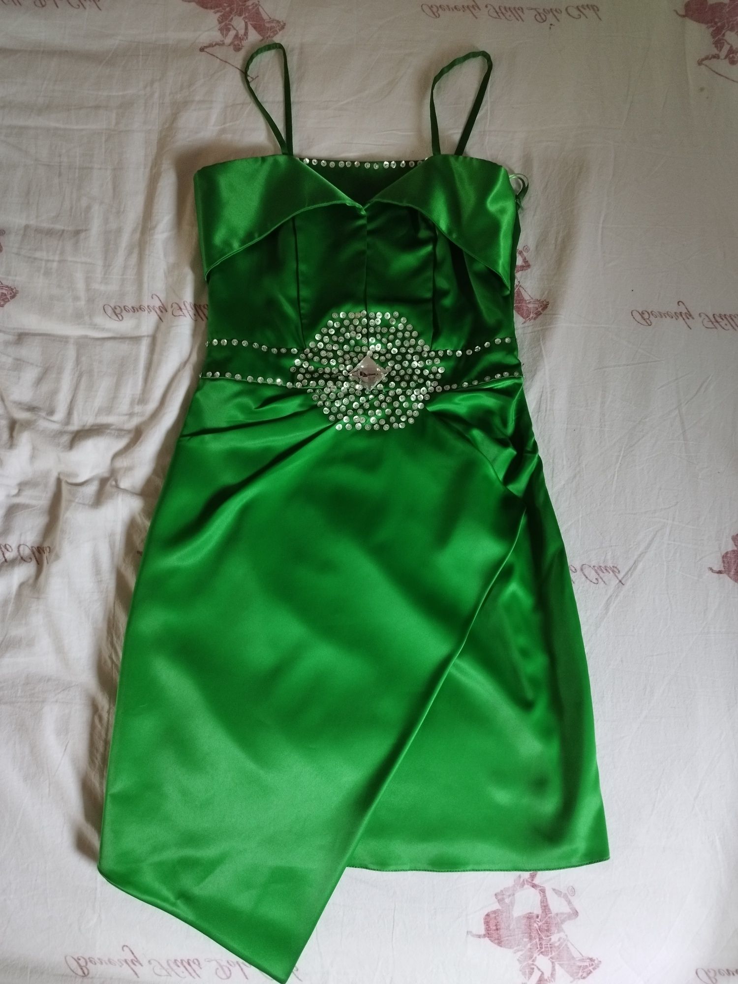 Rochie ocazie verde mărimea 38