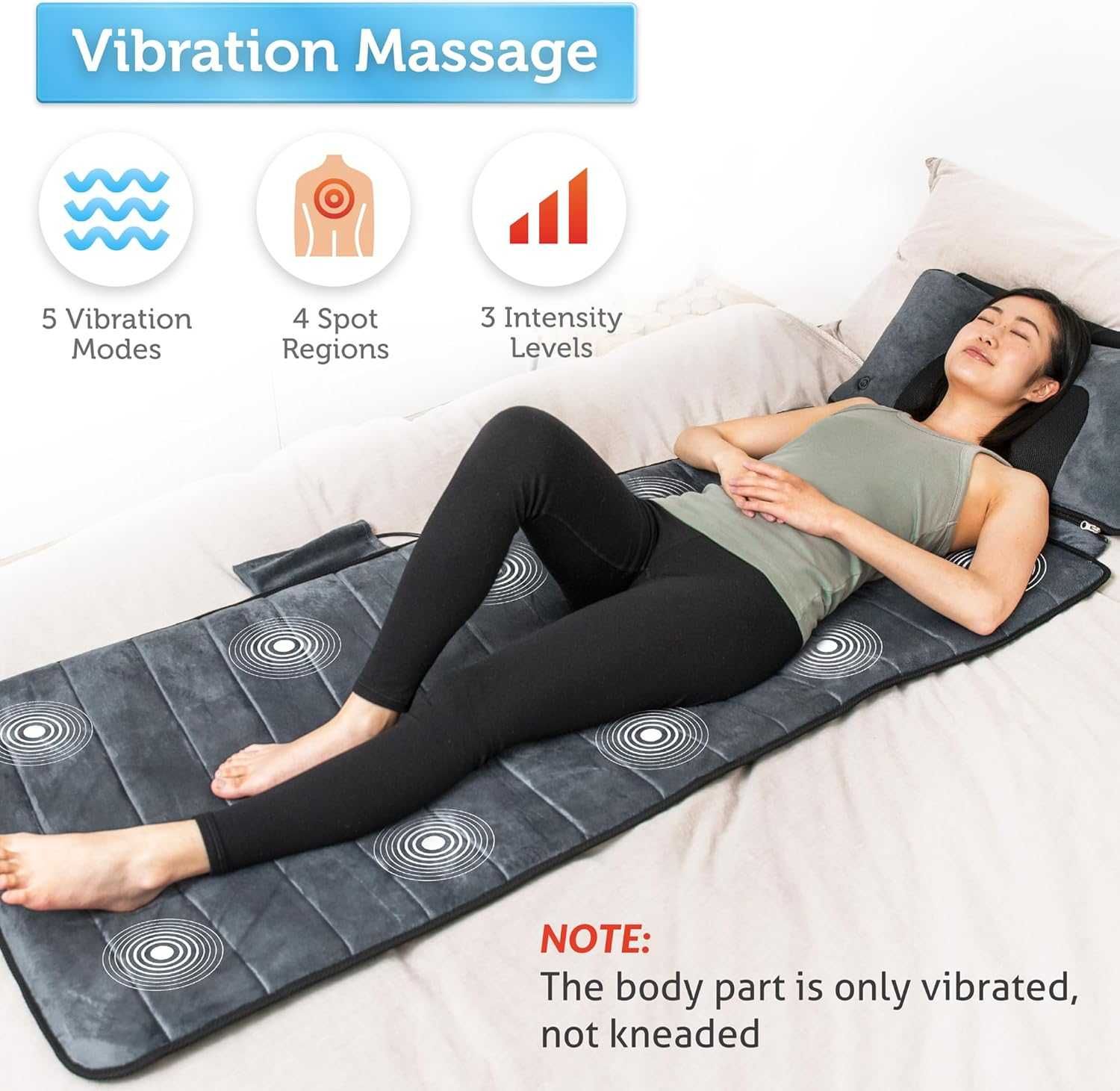 Saltea de masaj Comfier 3603U masaj complet cu perne Shiatsu