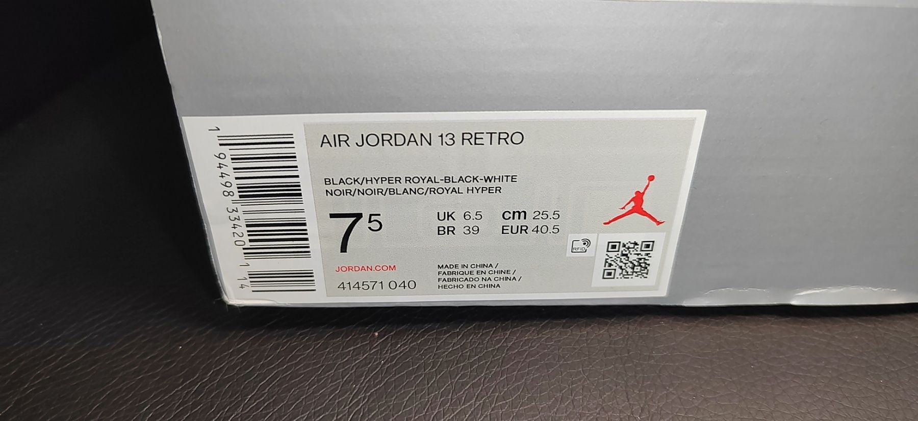 Nike Air Jordan 13 Retro, номер 40,5