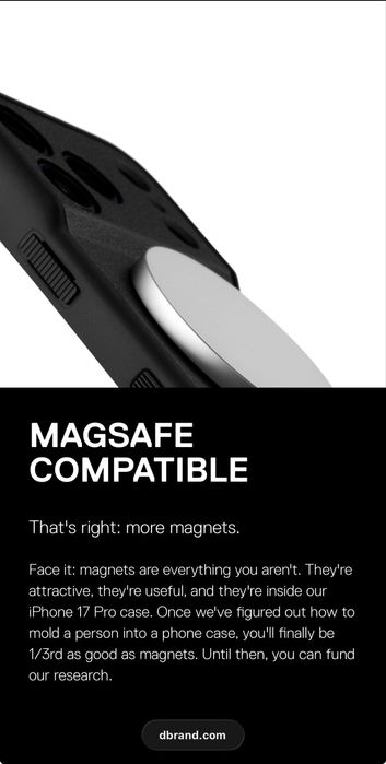Dbrand Iphone 17 pro case. Калъф с протектор за камерата