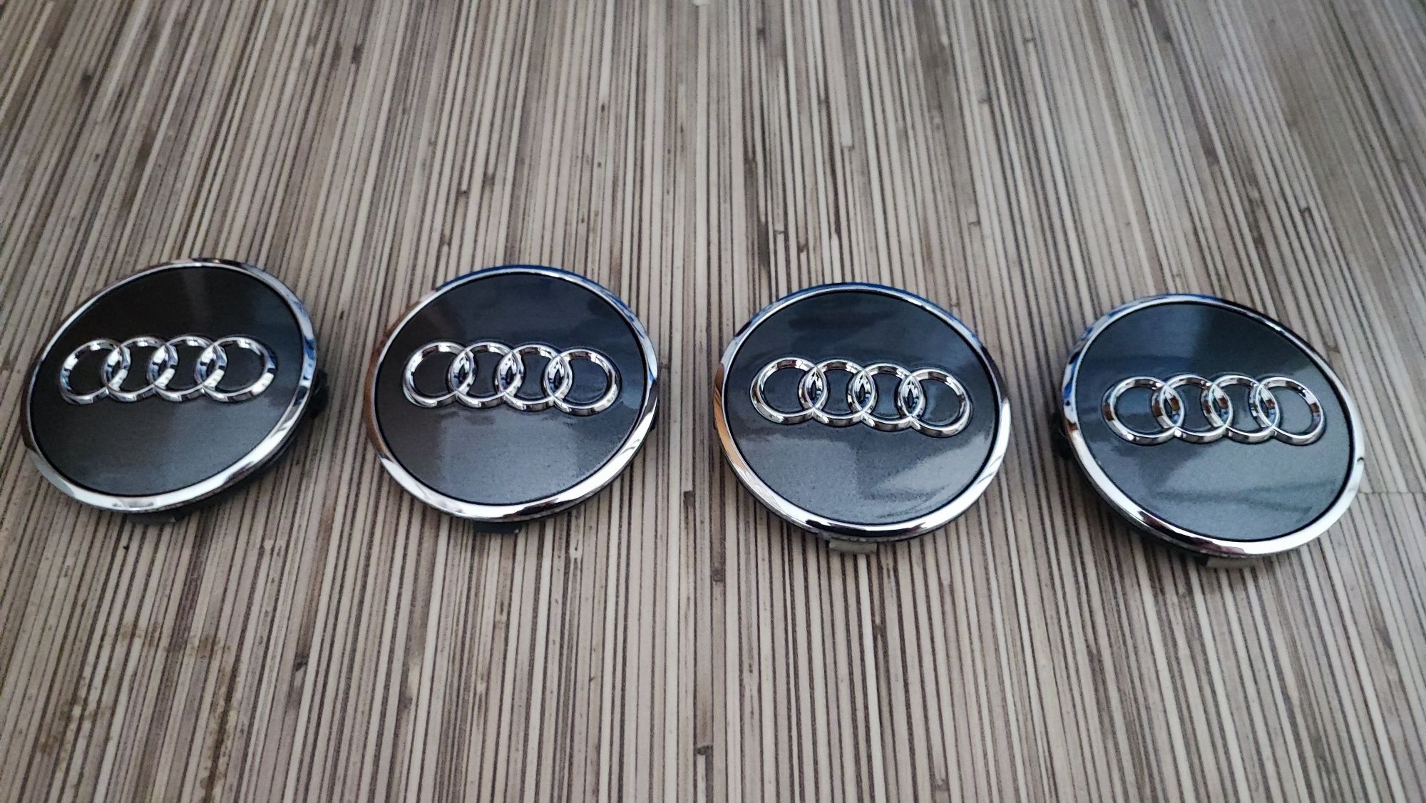 Set capace jante aliaj cu logo stationar, Audi, noi, superpret