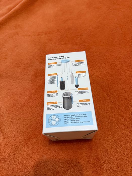 Set perie curatat biberoane travel