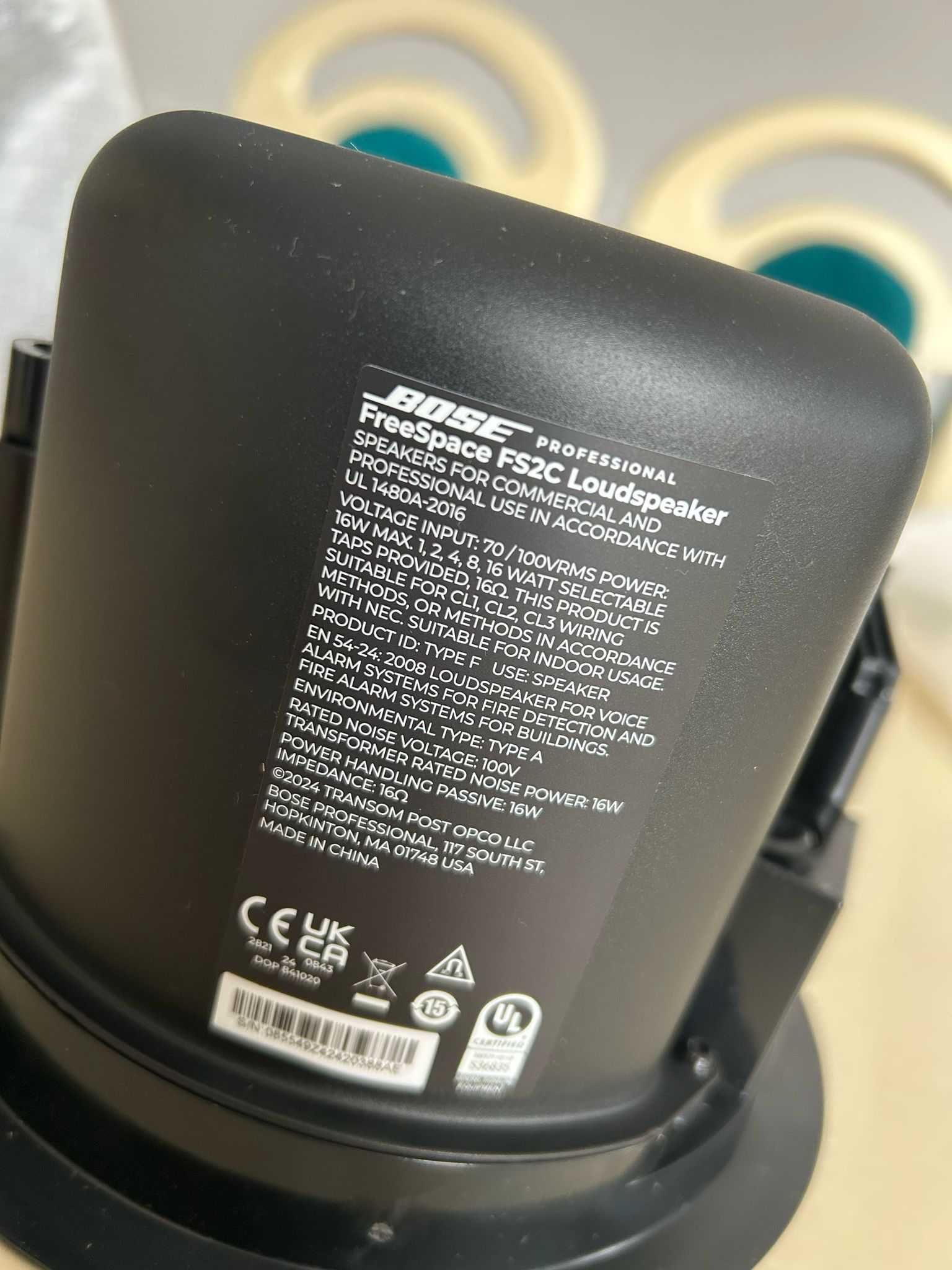 Vand Difuzoare de Tavan Bose FreeSpace FS2C Black – Pereche Nouă