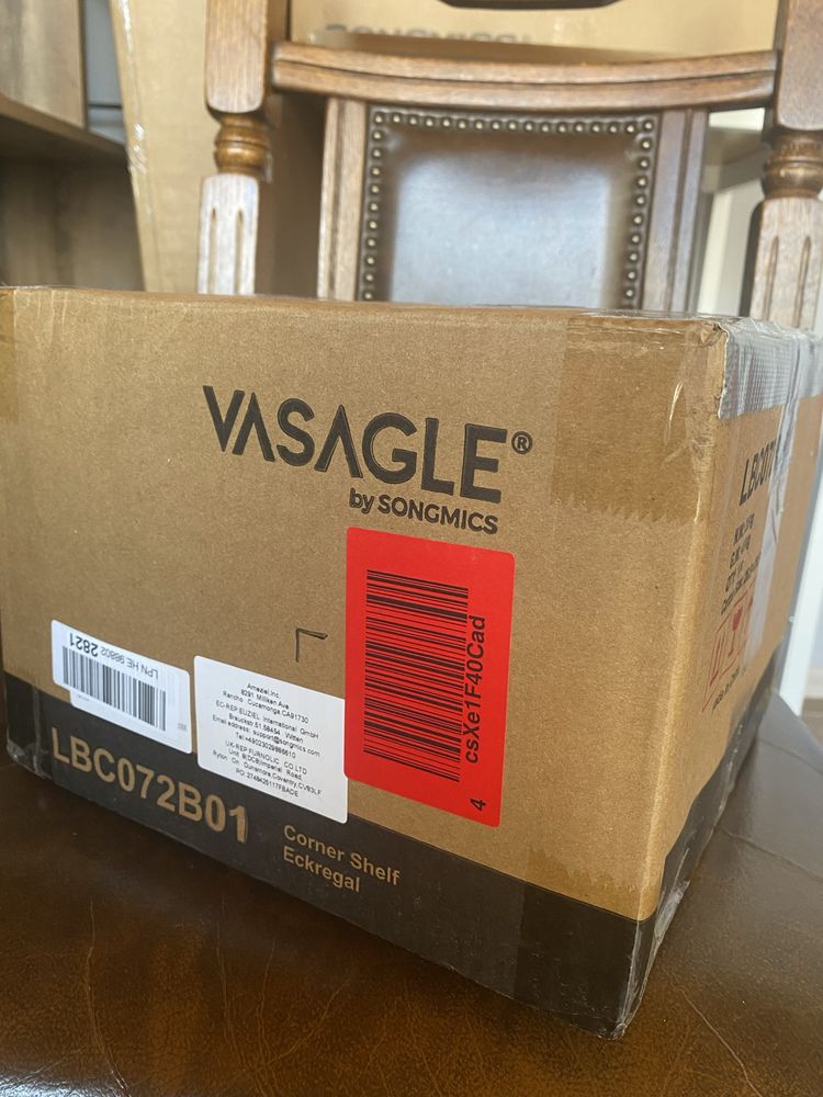 Ъглов плаващ рафт VASAGLE