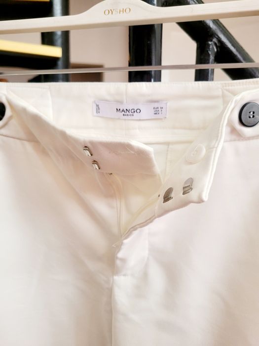 Бял панталон на Mango размер XS/S