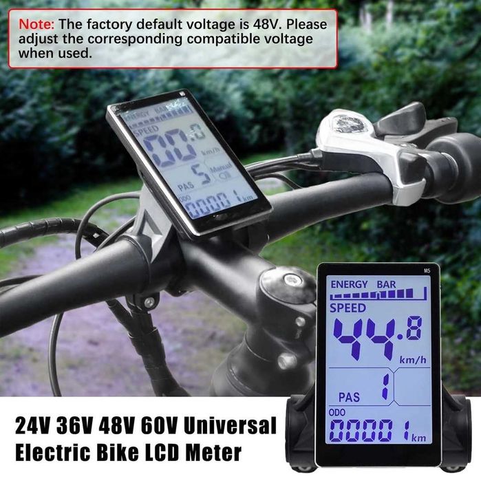 Afișaj LCD pentru bicicletă electrică, contor LCD