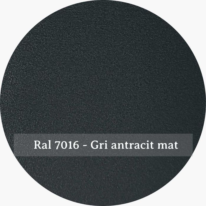 Șipcă de gard Omega 0,70 mm - Gri antracit Vopsit față verso