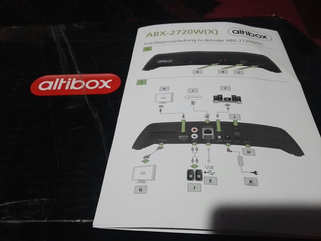 Decoder tv /Altibox ABX-2720W(X)