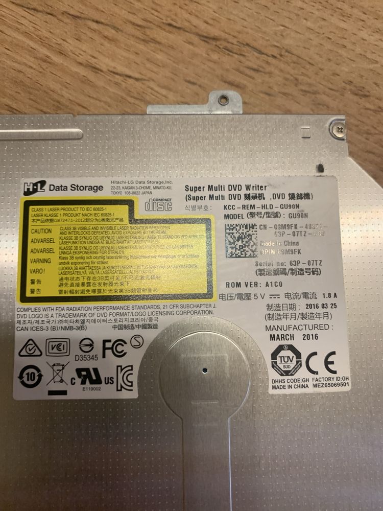 CD DVD зааписвачка за лаптоп DELL