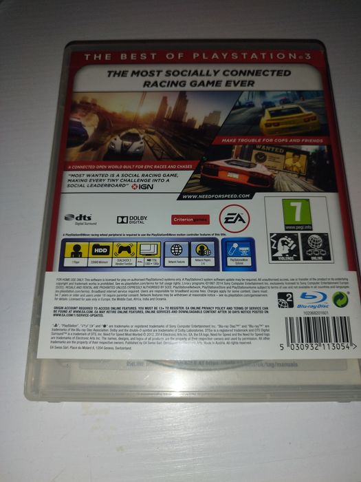 PS3 Need for speed Most Wanted