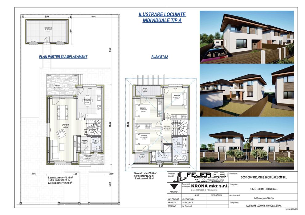 Ansamblu case noi Ghimbav