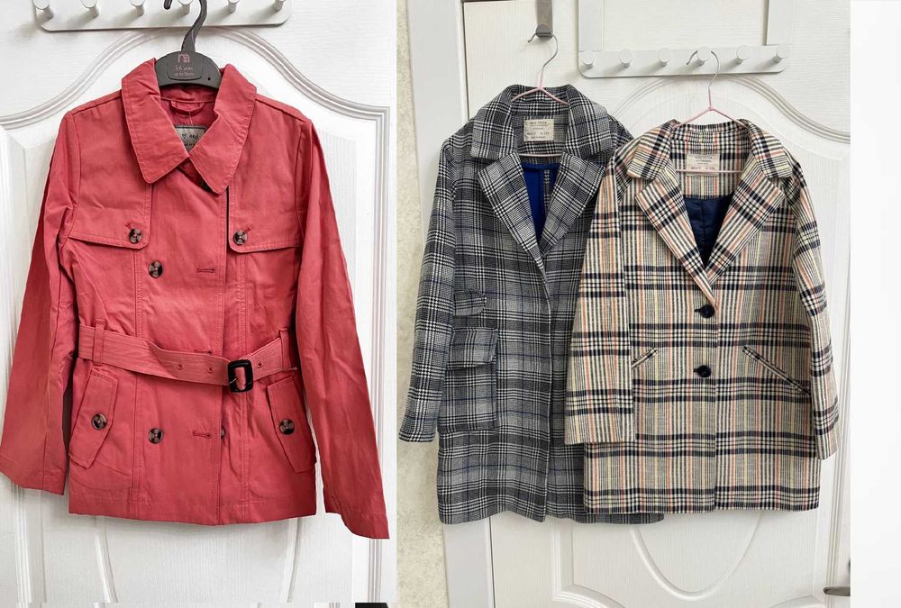 Пальто / тренч /плащ NEXT, ZARA, размер 8/9 лет