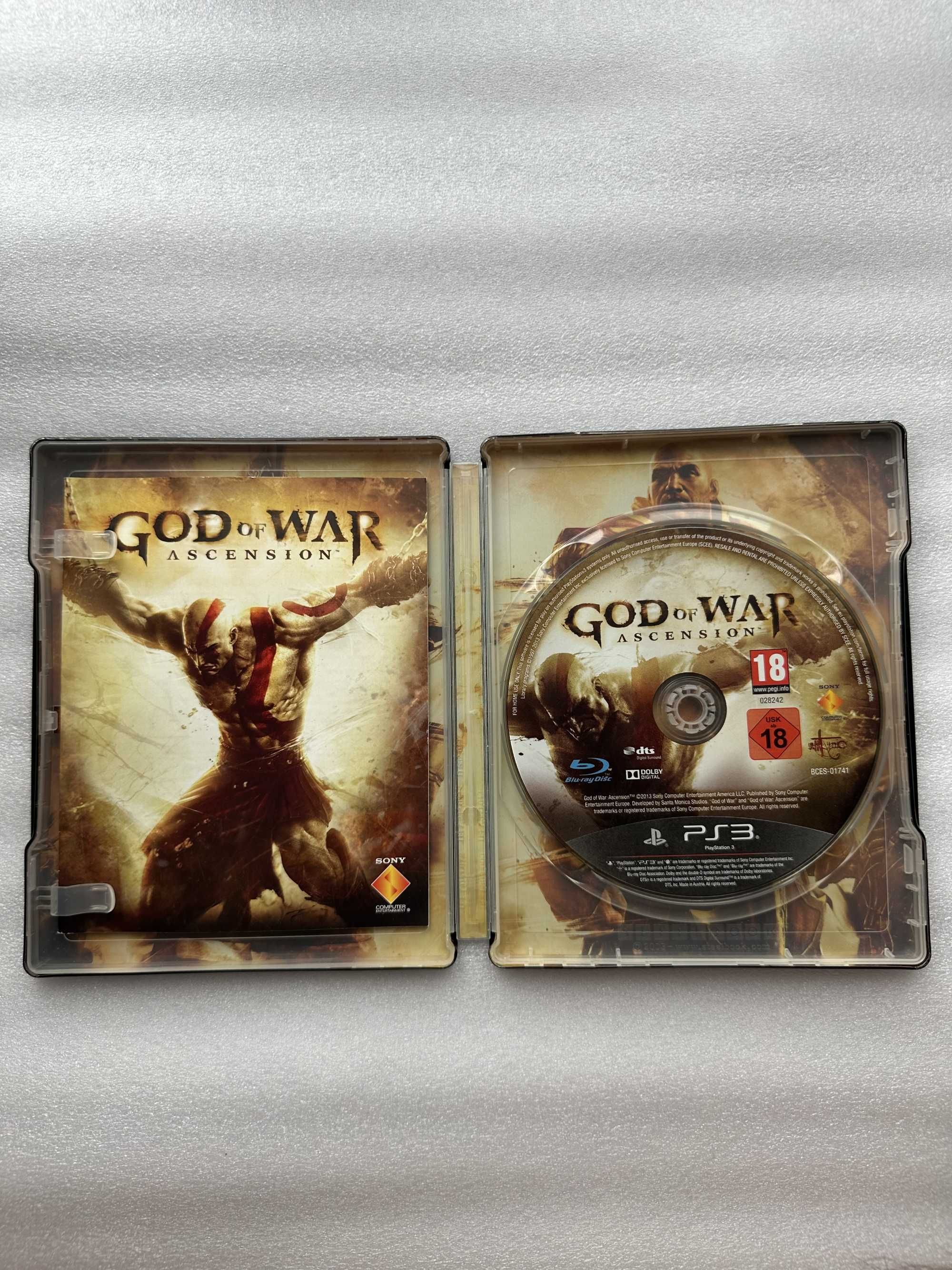Joc de colectie God Of War Ascension SteelBook PS3