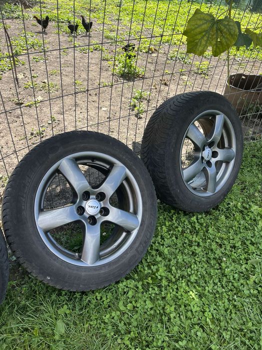 vand jante 5x 112 de 17 cu anvelope de iarna noi