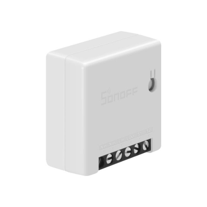 Sonoff releu inteligent wireless Sonoff Mini, 10A, compatibil cu Alexa