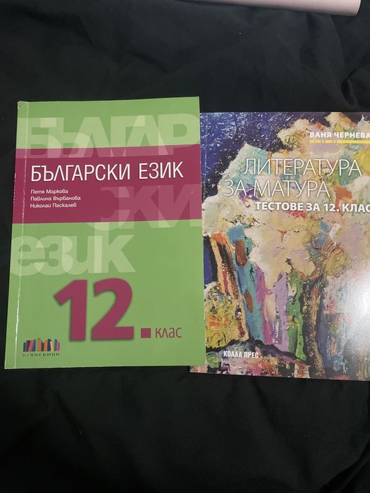 12 клас български и литература
