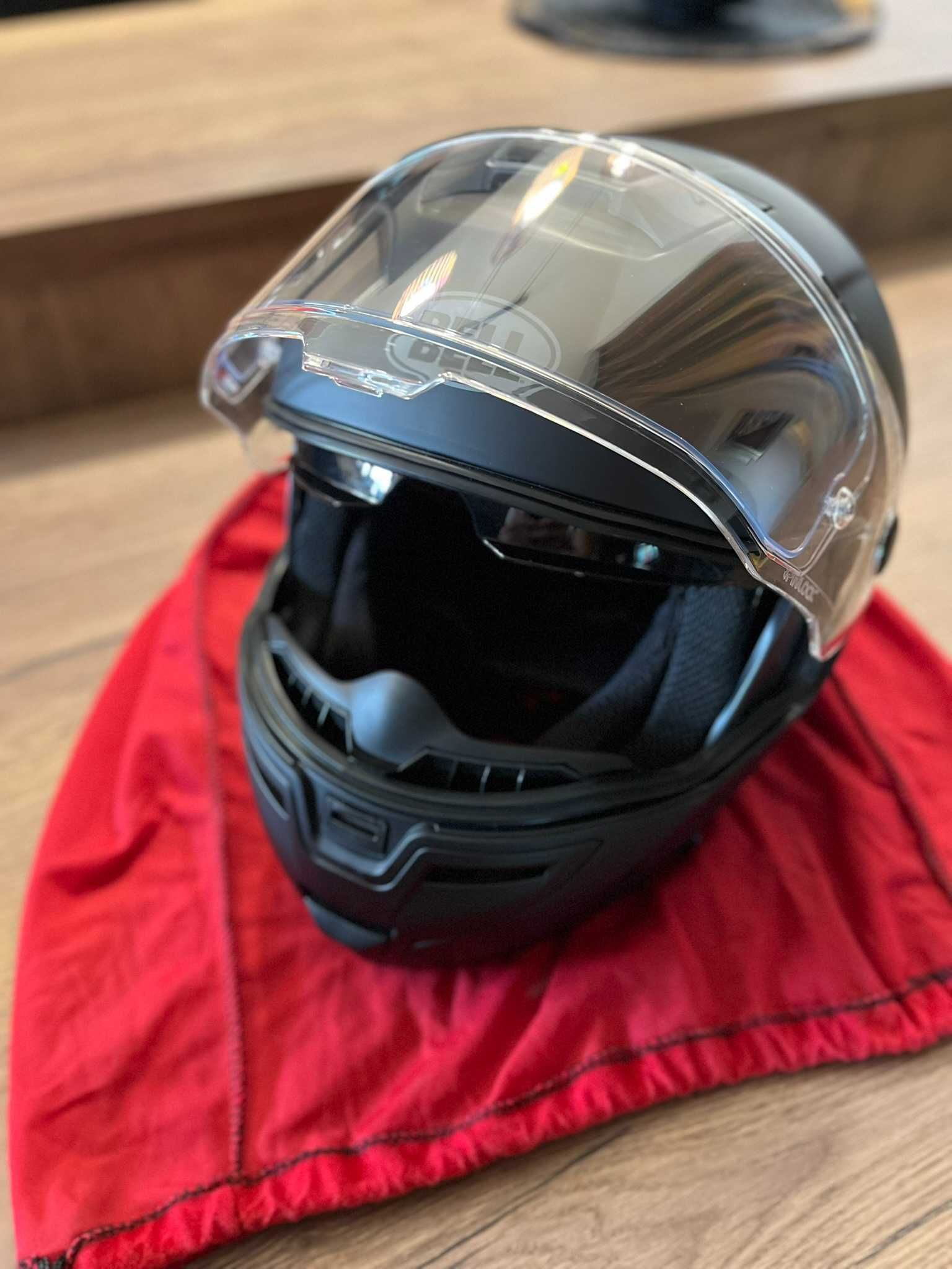 BELL SRT - Casca moto flip-up, Negru mat, Marime XS - 53-54cm