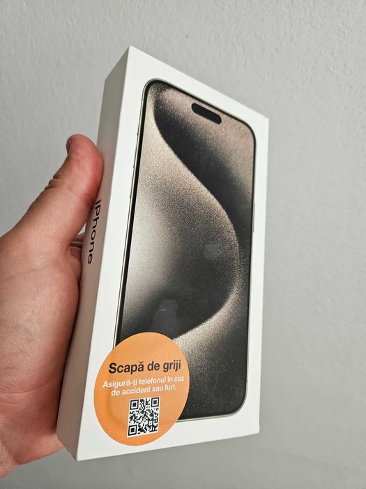 iPhone 15 Pro Max, 256 gb, la cutie, 90% Garantie 2 ani.
