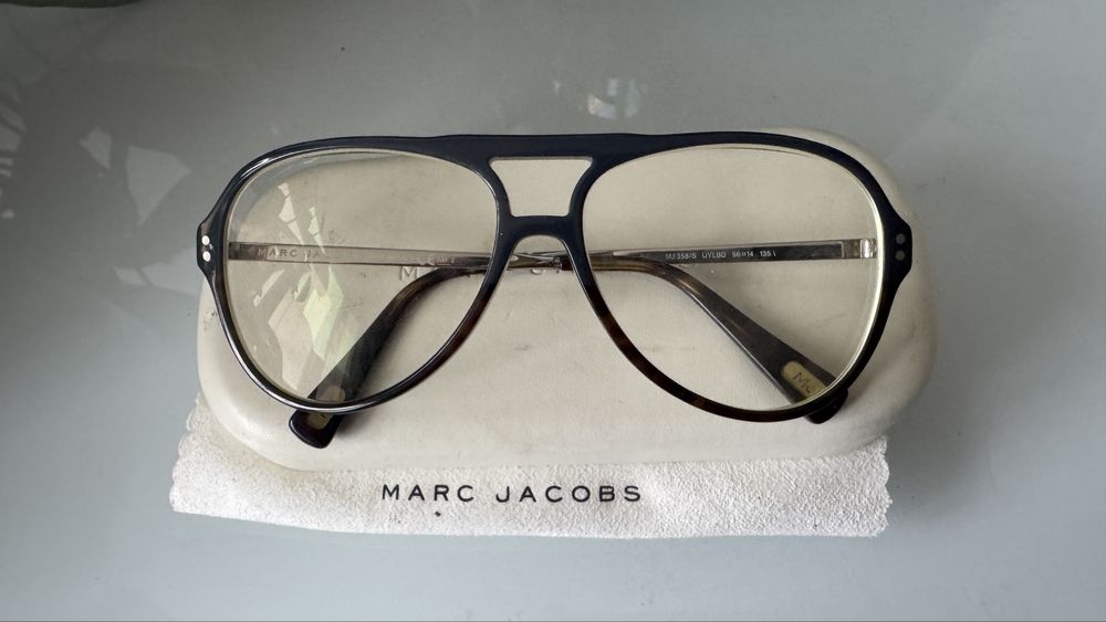 Rame ochelari vedere Marc Jacobs cu toc tip ray-ban aviator soare