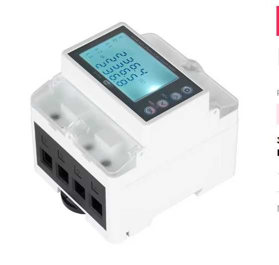 Contor smart, trifazic, Wifi, aplicatie Tuya telefon, bidirectional