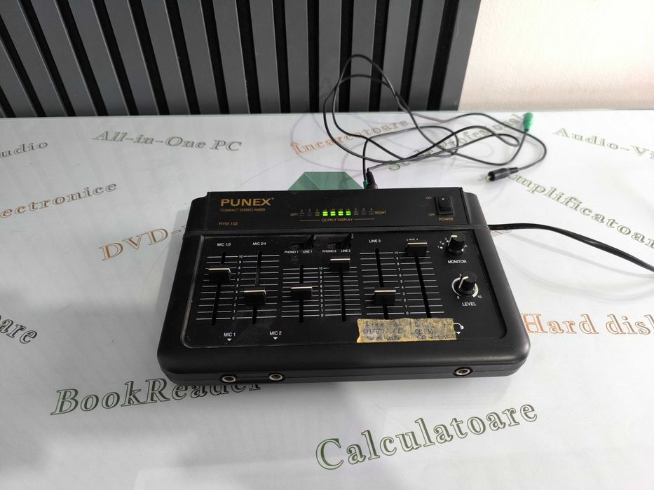 Mixer Audio PUNEX RYM 102 - Compact Stereo Mixer