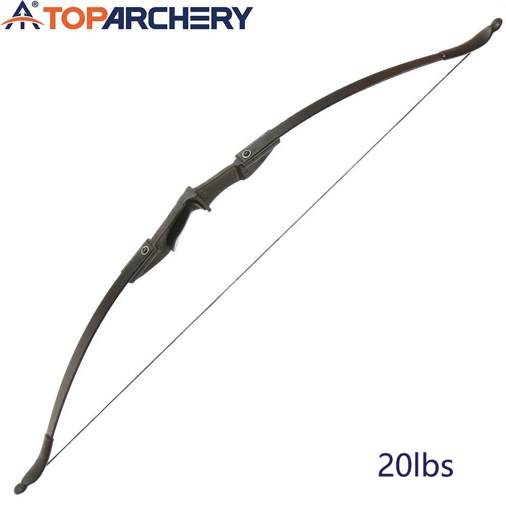 Комплект Спортен лък Toparchery 20 lbs, 12 карбонови стрели, Тубус