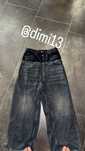 Balenciaga cut up denim